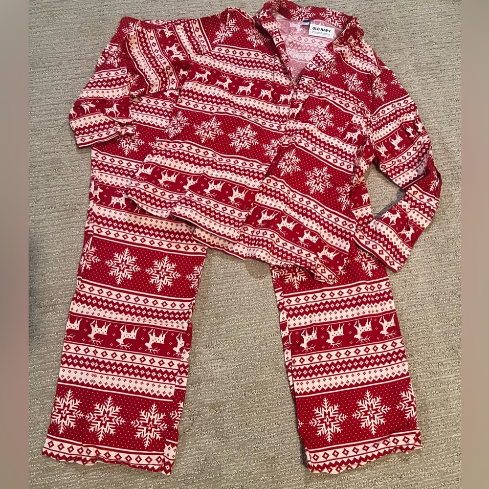 Old Navy Christmas PJs 2-Piece XXL Tall